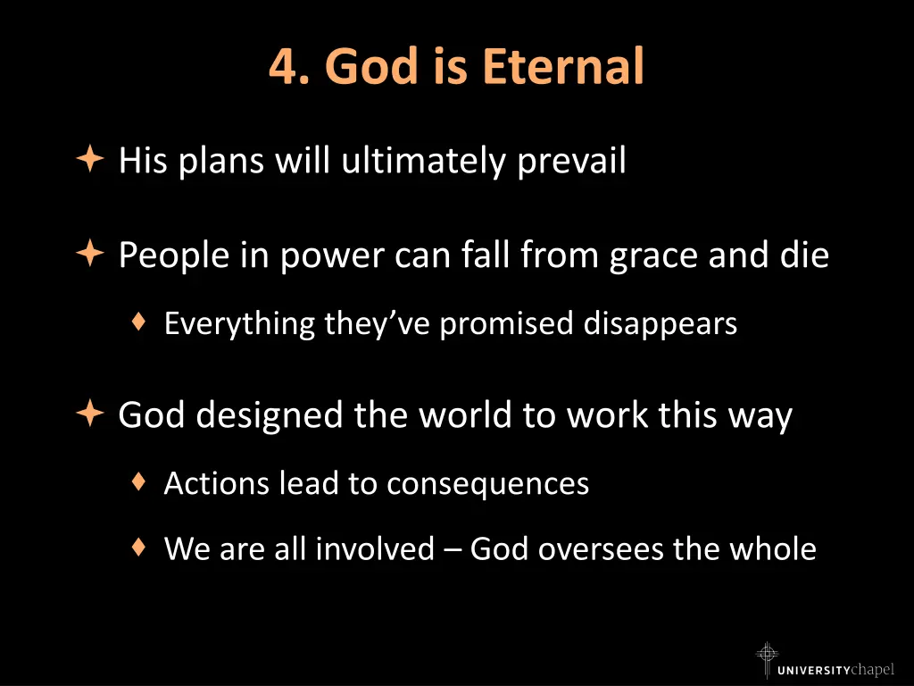 4 god is eternal