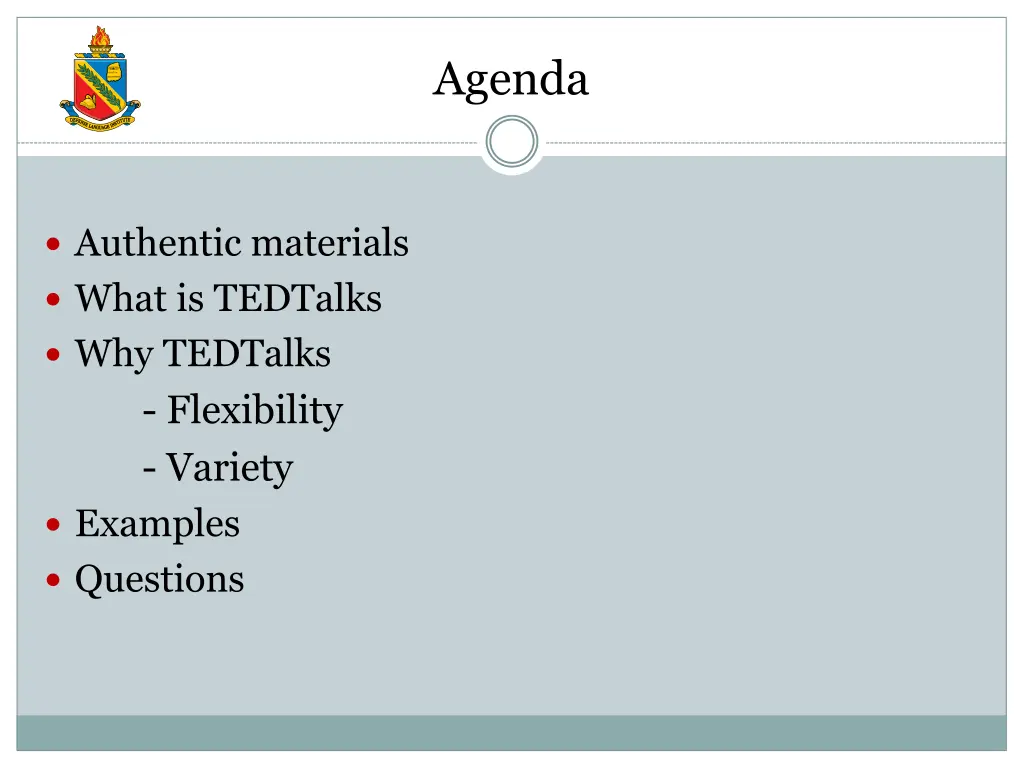 agenda