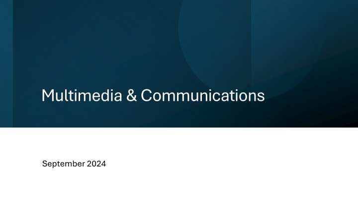 multimedia communications