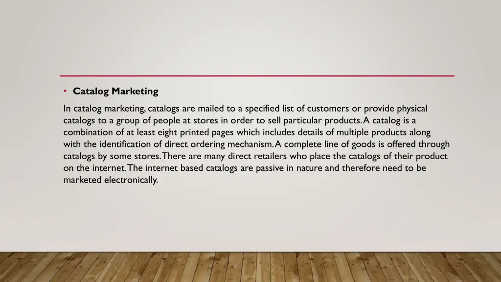catalog marketing
