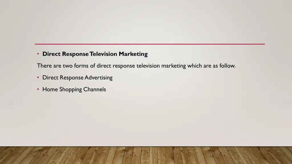 direct response television marketing