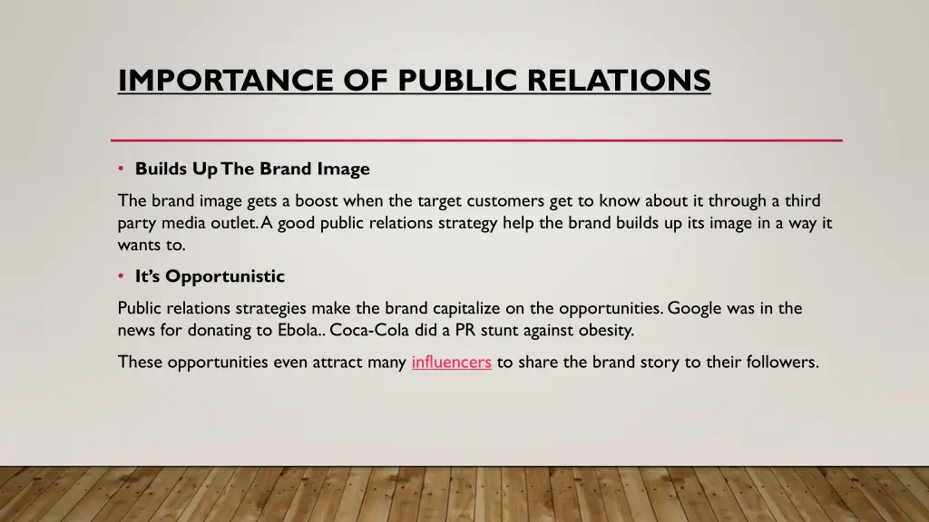 importance of public relations