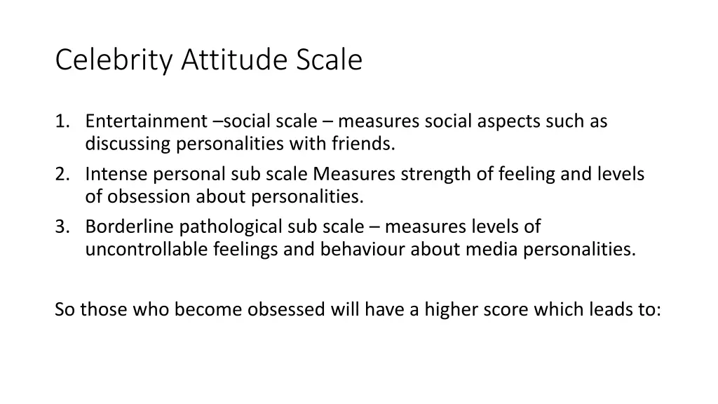 celebrity attitude scale
