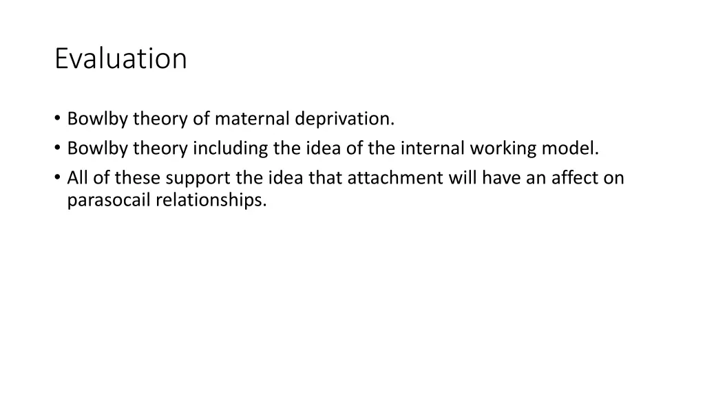 evaluation 2