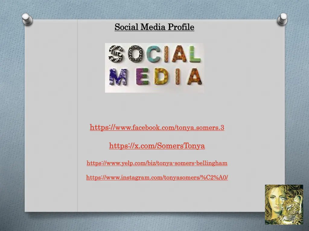 social media profile social media profile