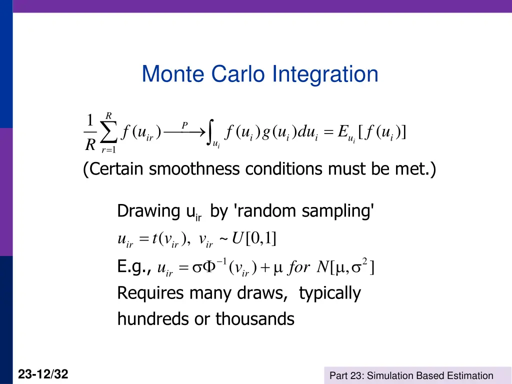 monte carlo integration