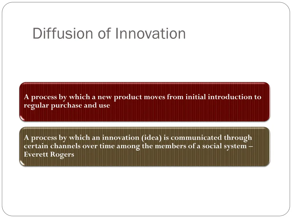 diffusion of innovation 1
