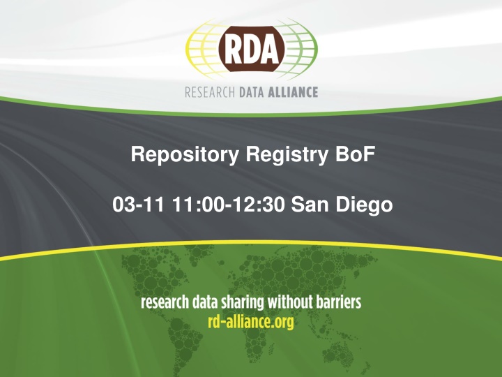 repository registry bof