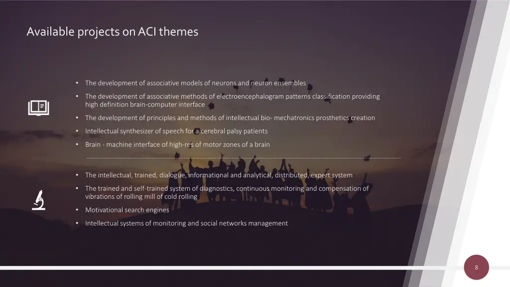 available projects on aci themes