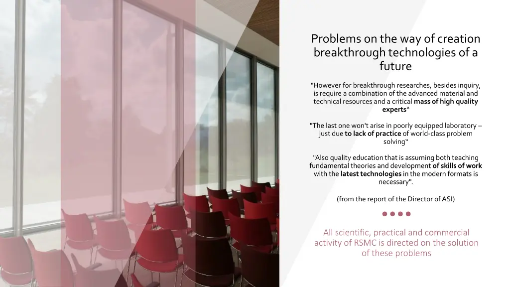 problems on the way of creation breakthrough