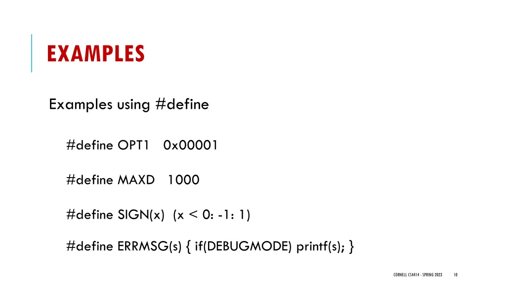 examples