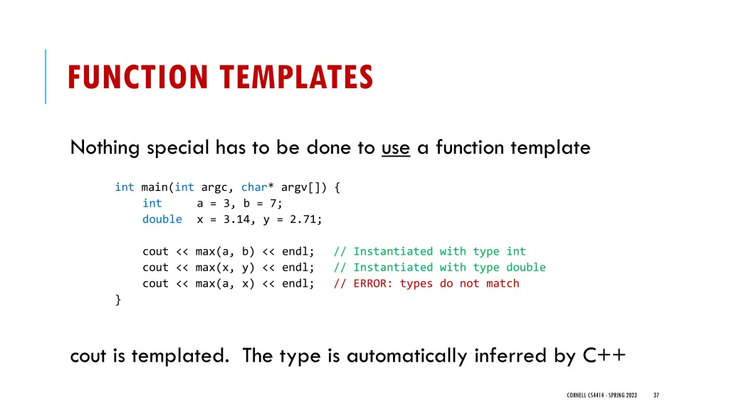 function templates