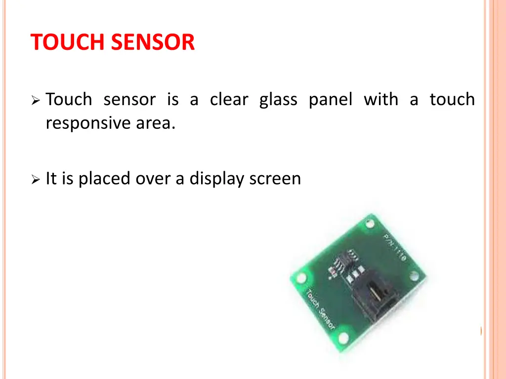 touch sensor