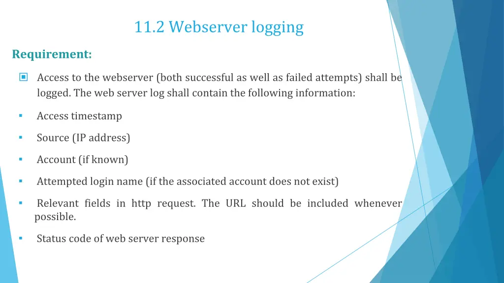 11 2 webserver logging