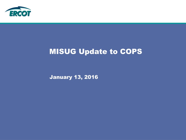 misug update to cops