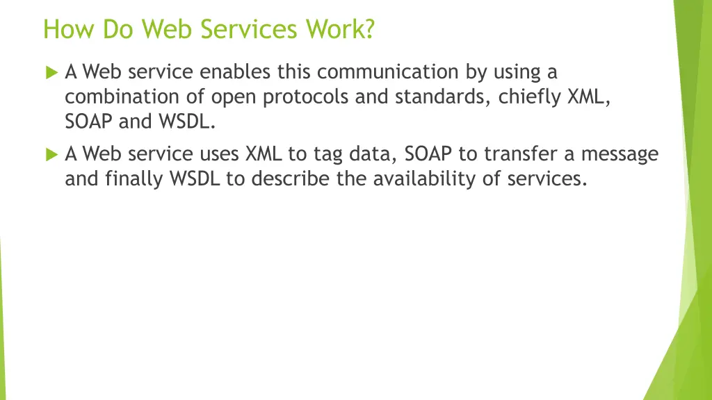 how do web services work
