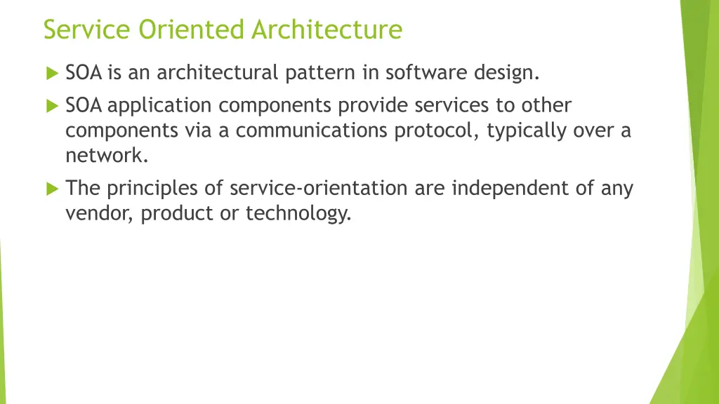 service oriented architecture 1