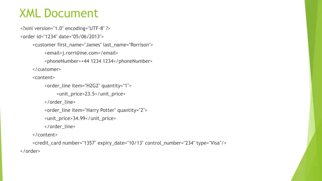 xml document