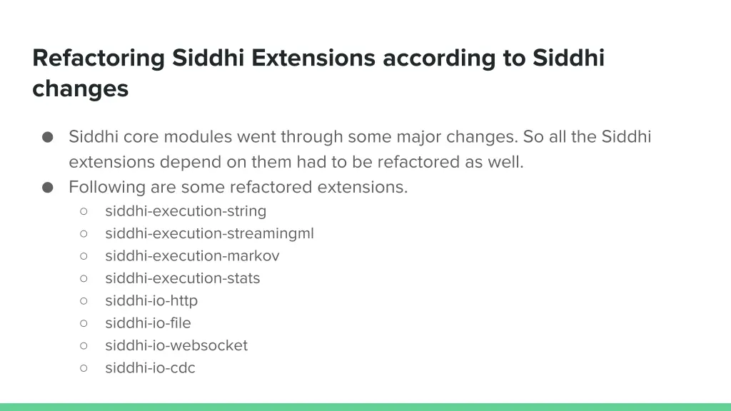 refactoring siddhi extensions according to siddhi