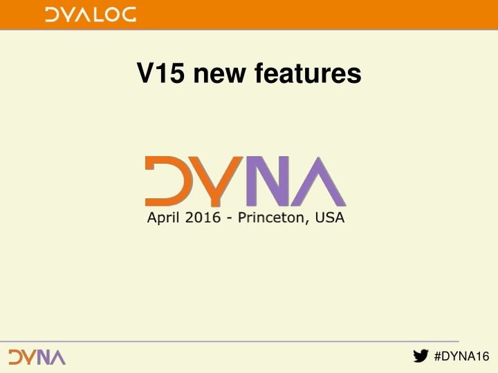 v15 new features