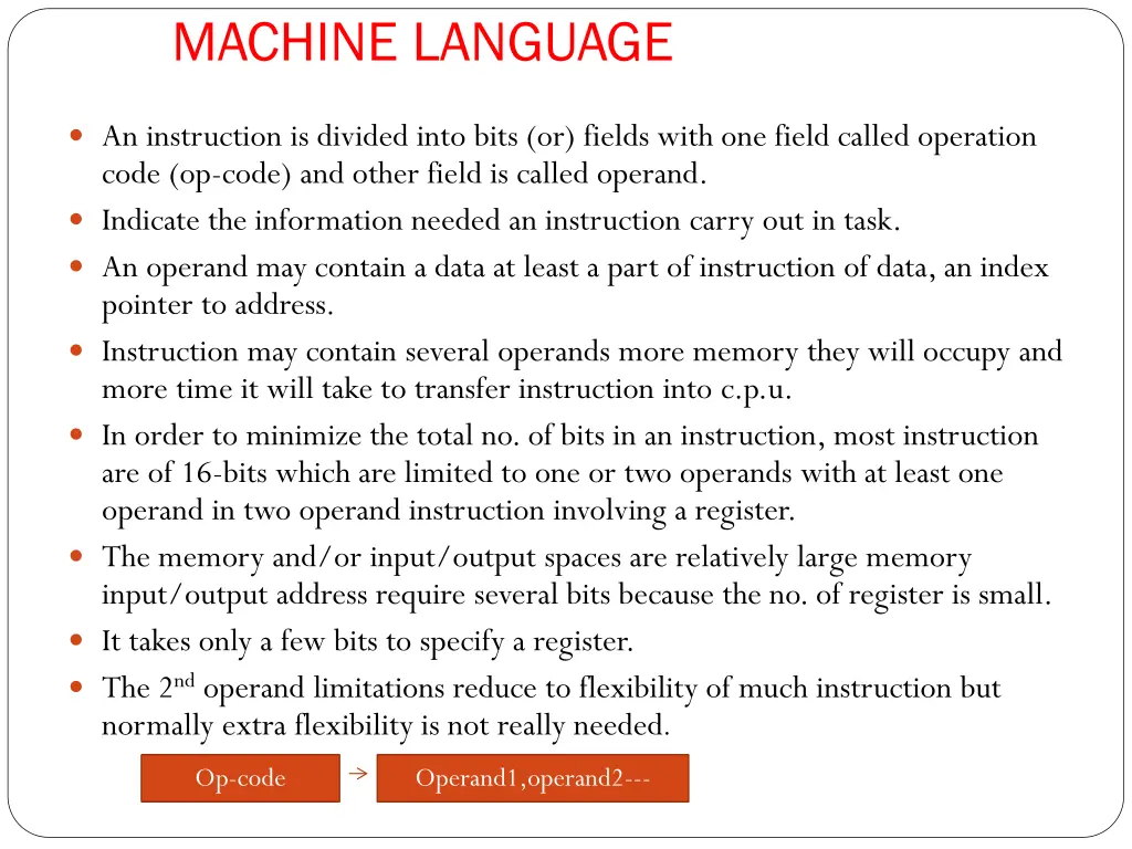 machine language