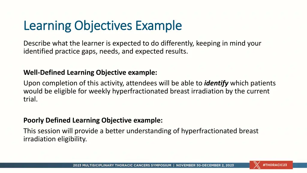 learning objectives example learning objectives
