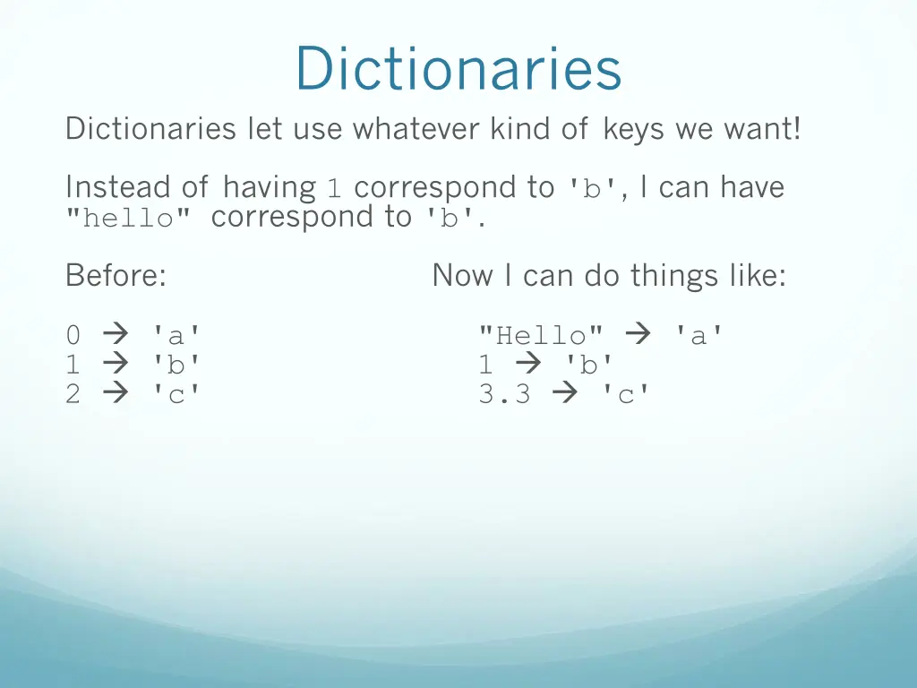 dictionaries 1