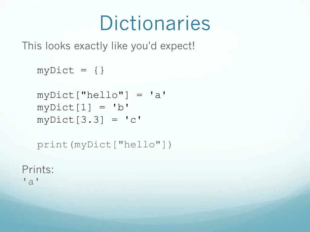 dictionaries 2
