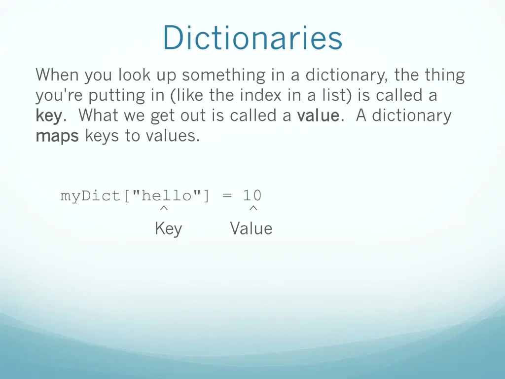 dictionaries 4