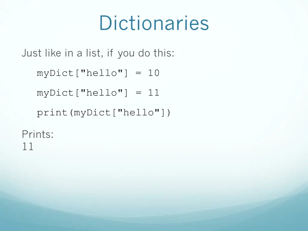 dictionaries 5
