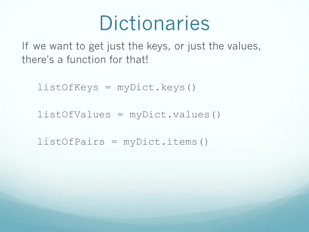 dictionaries 6