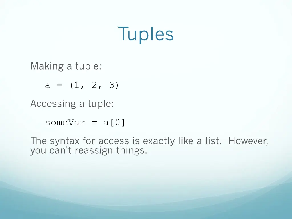 tuples 1
