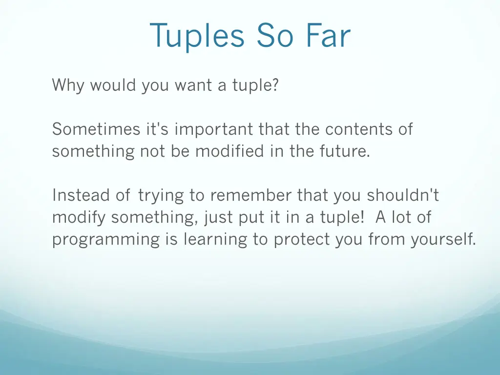tuples so far 1
