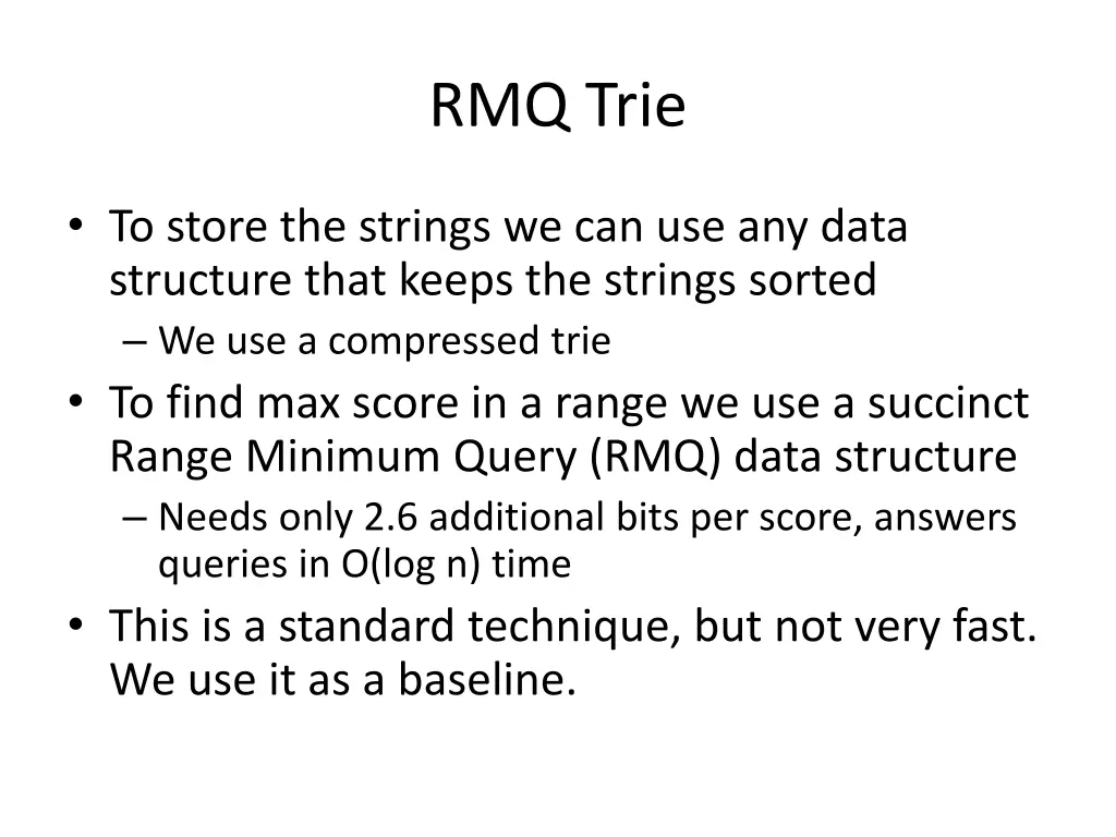 rmq trie 1