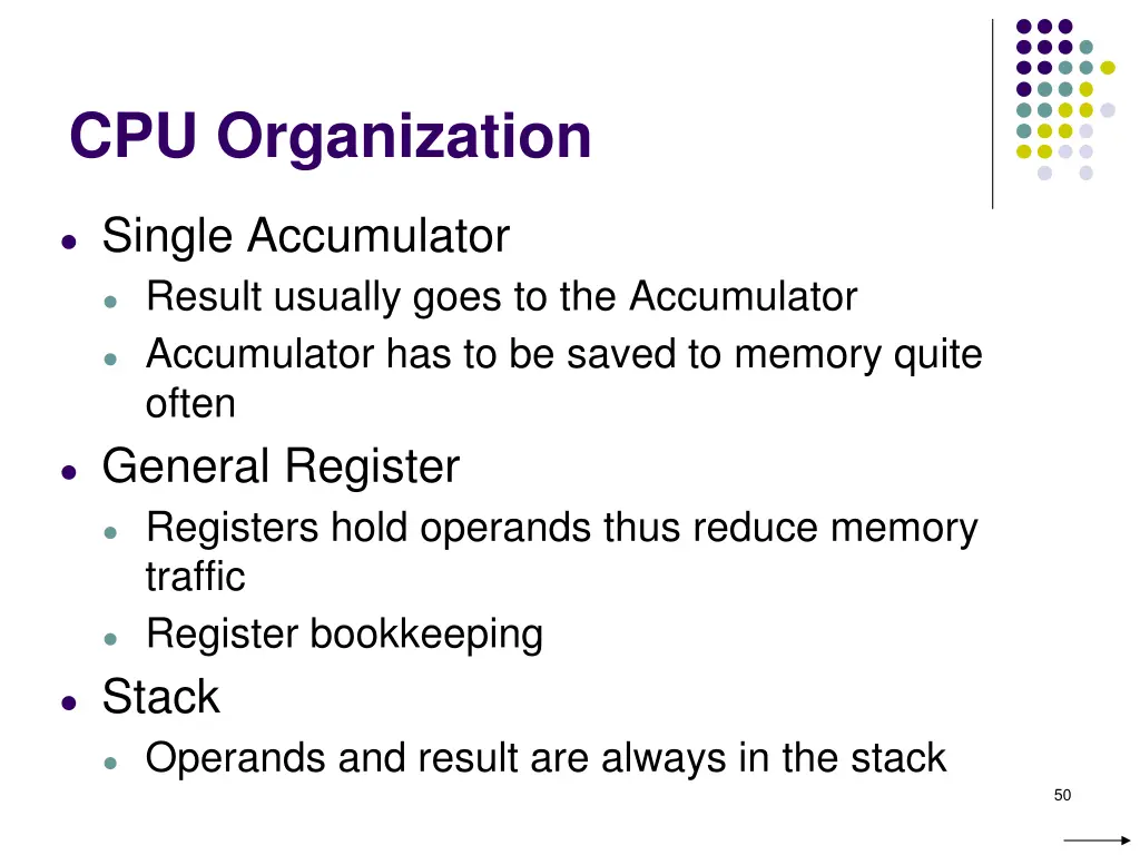 cpu organization