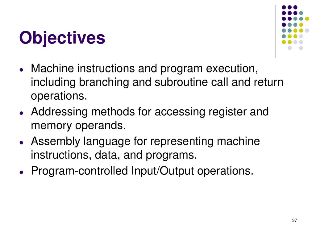 objectives