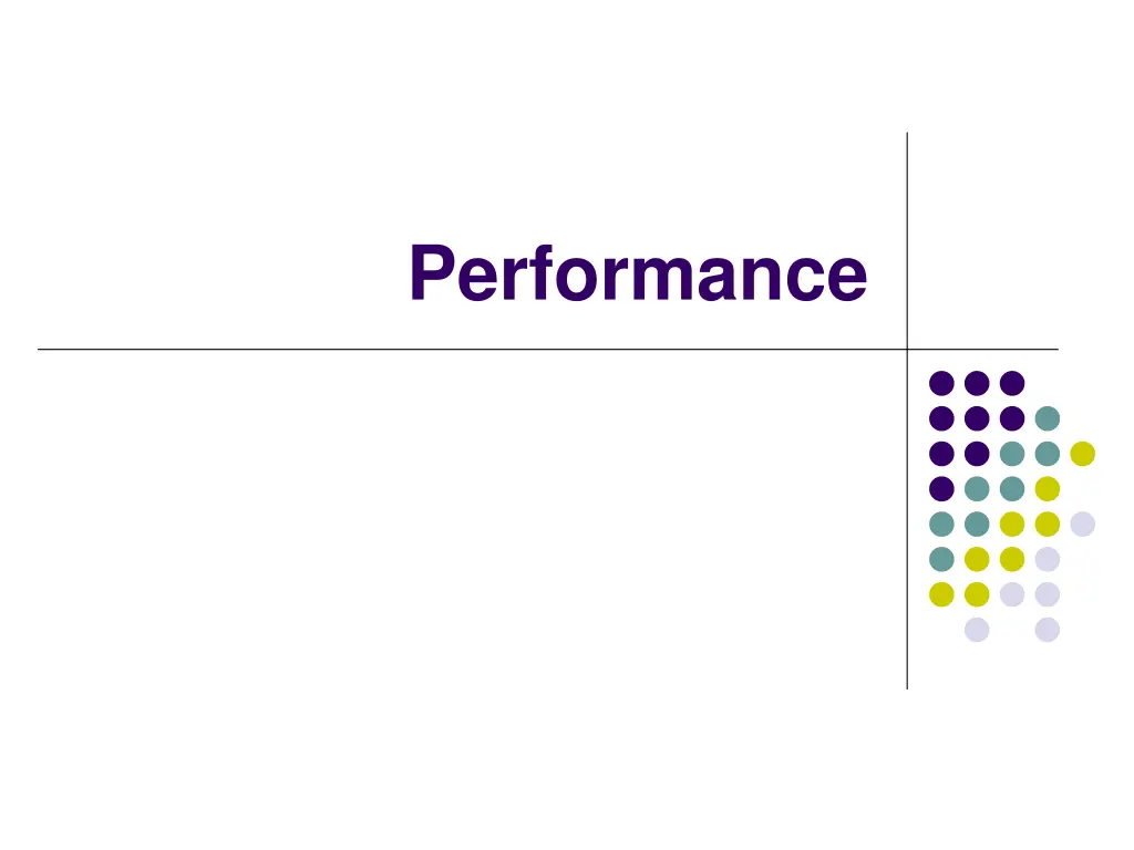 performance