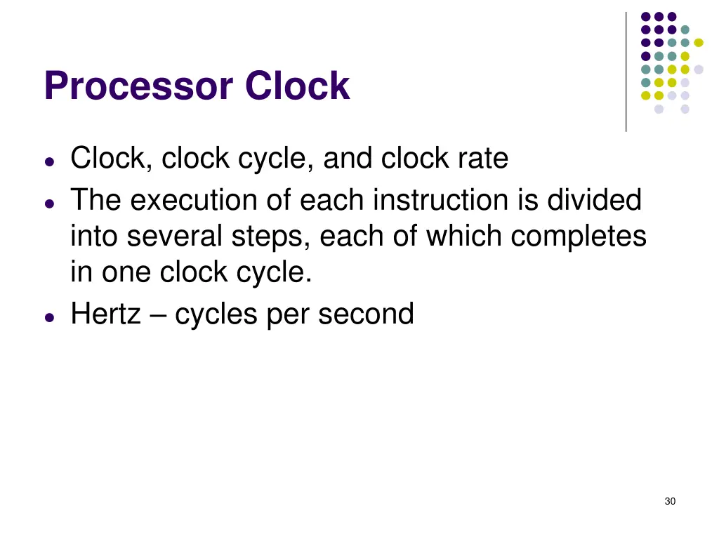processor clock