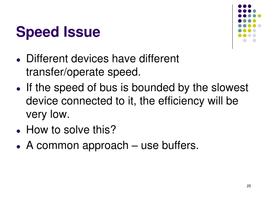 speed issue