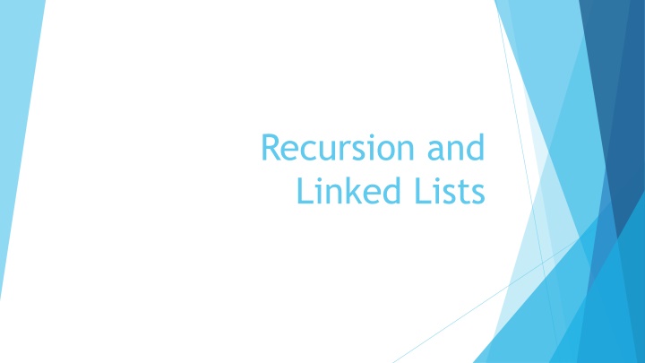 recursion and linked lists