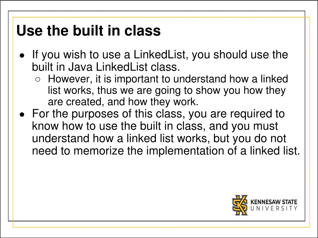 use the built in class