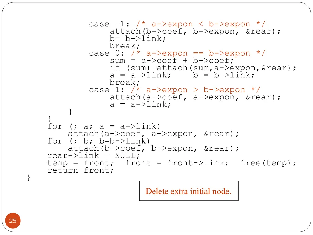 case 1 a expon b expon attach b coef b expon rear