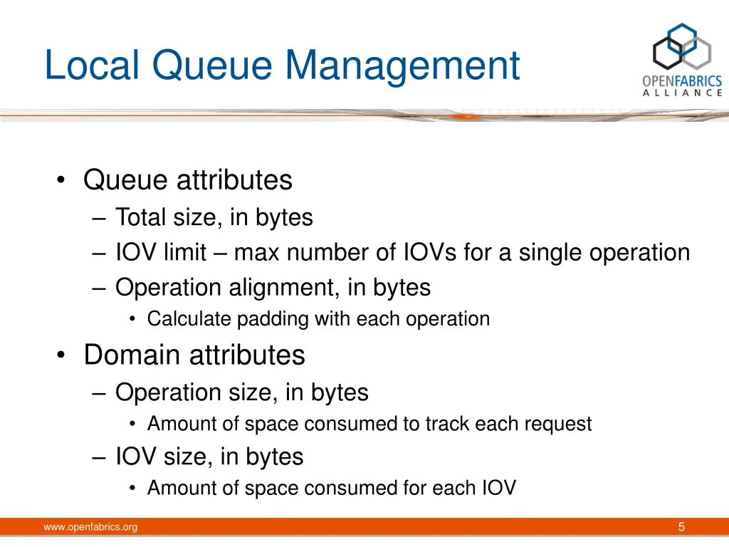 local queue management 1