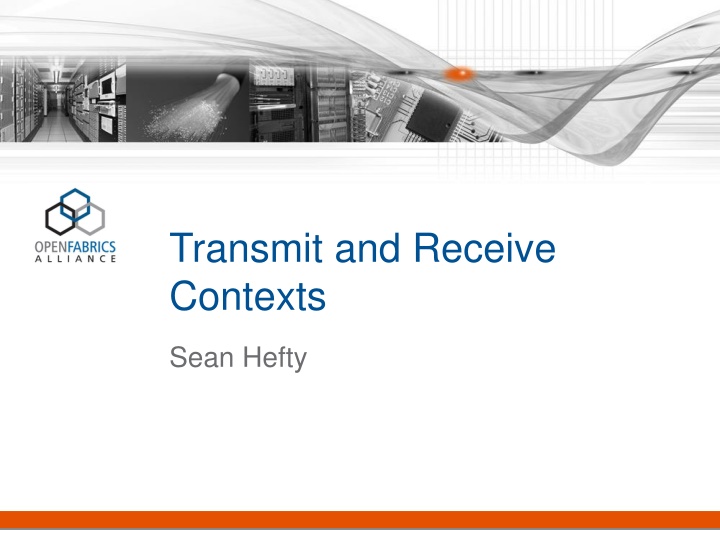 transmit and receive contexts