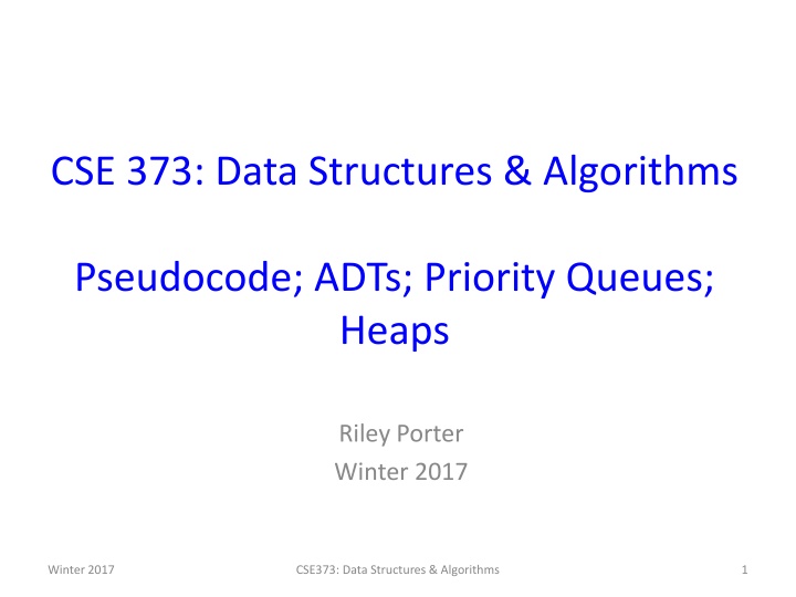 cse 373 data structures algorithms