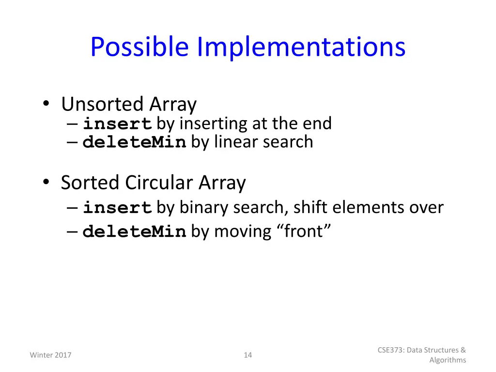 possible implementations