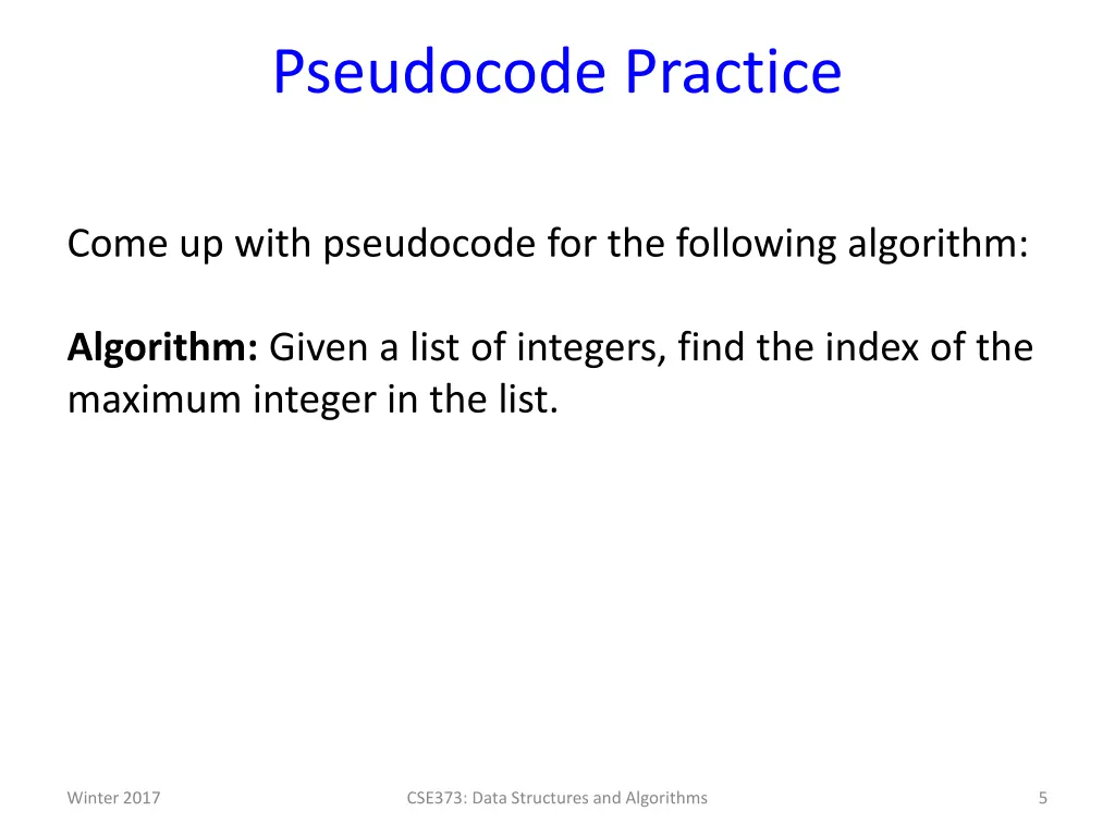 pseudocode practice