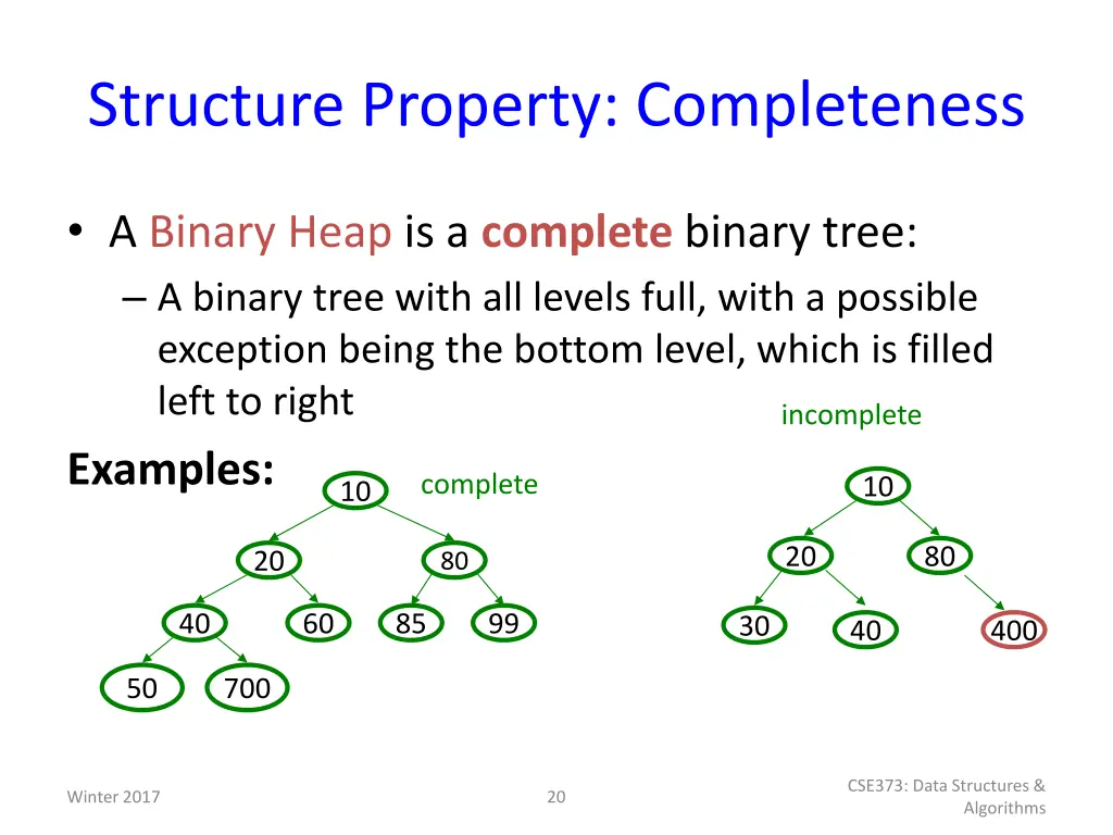 structure property completeness 1