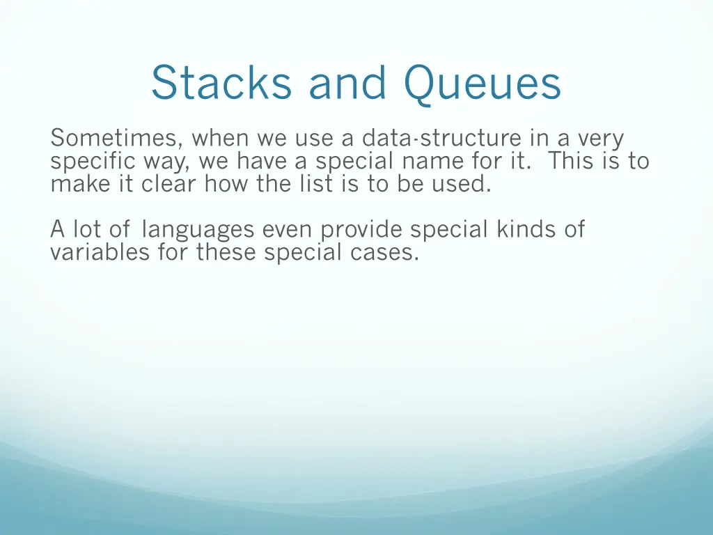 stacks and queues 1
