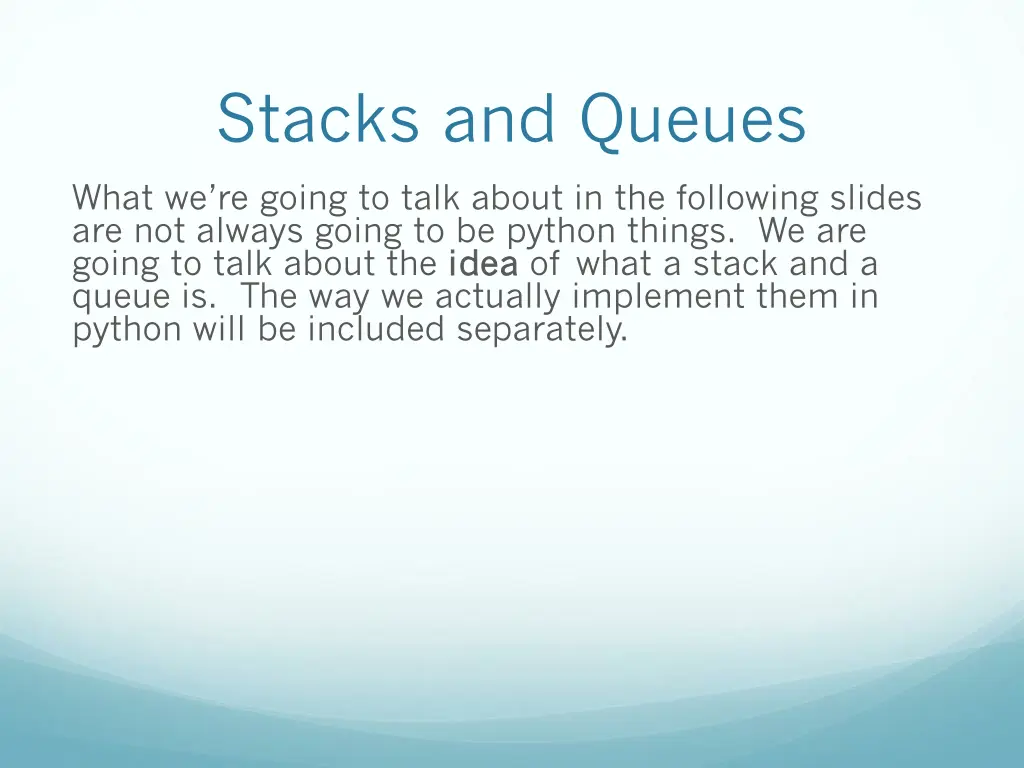 stacks and queues 2